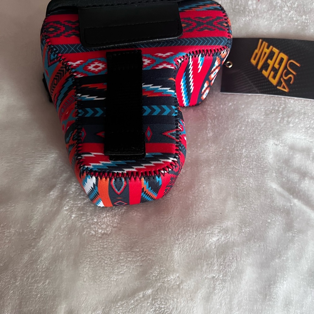 Colorful Geometric Camera Bag